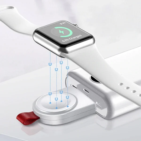 Ally Apple İWatch 1-2-3-4-5-6-7-8 SE Magnetic Şarj Cihazı-(5775)