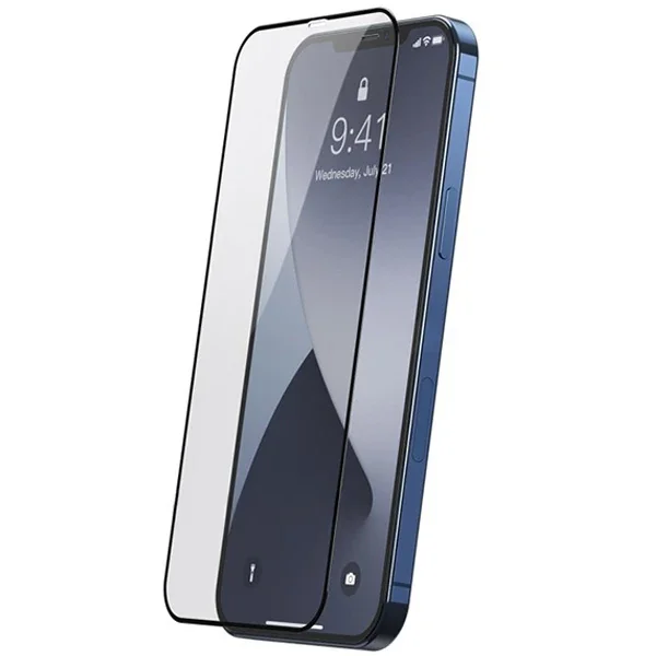 Baseus İPhone 12 Mini Ekran Koruyucu 0.3MM Full Anti Blue Light Tempered Cam Ekran Koruyucu 2Adet Se-(5775)