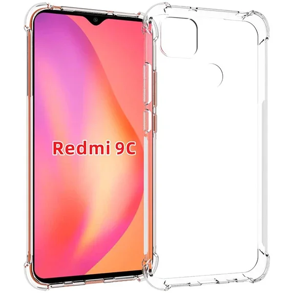 Xiaomi Mi Redmi 9C Anti-Drop Silikon Kılıf Shockproof kılıf-(5775)