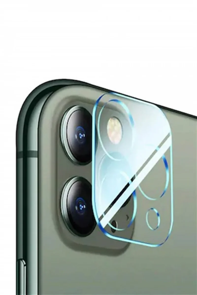 iPhone 12 Pro Max 6.7  Full Tempered Kamera Koruyucu Kırılmaz Cam-(5775)