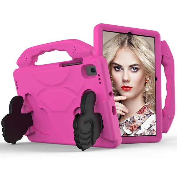 Ally Galaxy Tab S6 Lite P610- P615 Tab 7 10.4 T500-T505 Kılıf Eva Çocuk Shockproof Standlı Taşınabi-(5775)