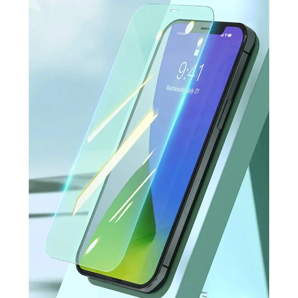 BASEUS  İPhone 12/ 12 Pro 6.1 0.30mm Full Tempered Cam Ekran Koruyucu 2Set Anti-Bluelight-(5775)