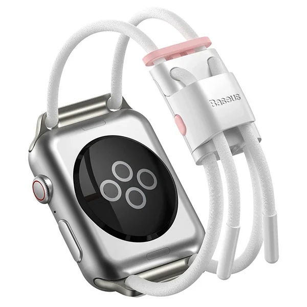 BASEUS Lets Go İWatch 7 45mm 6-5-4-SE 44mm Watch Ultra 49mm Bilezik Kordon Kayış-(5775)