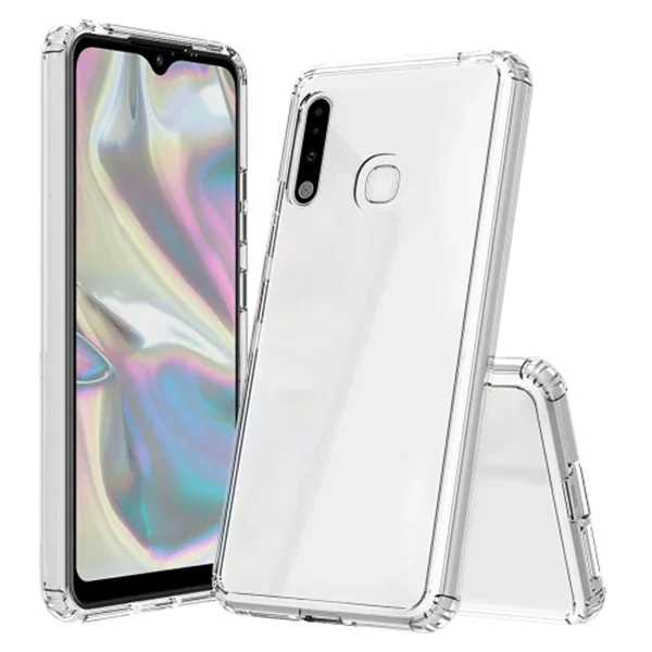 Ally SM Galaxy A70e Anti-Drop Darbe Emici Silikon kılıf Shockproof kılıf-(5775)