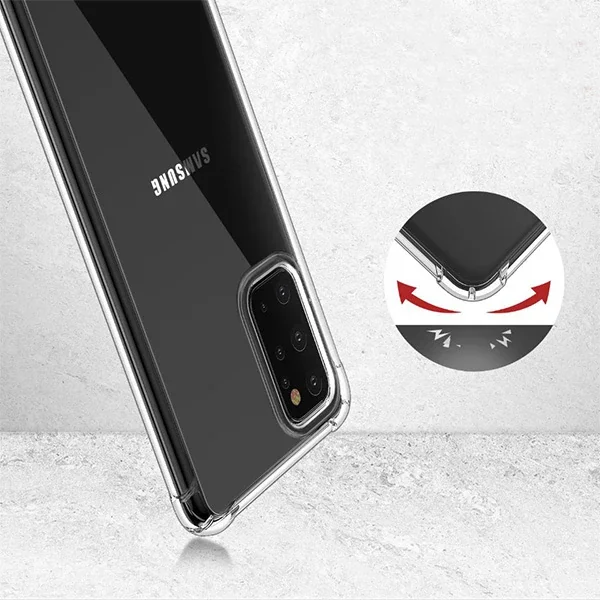 Ally Samsung Galaxy S20+ PLUS Anti-Drop Darbe Emici Silikon Kılıf-(5775)