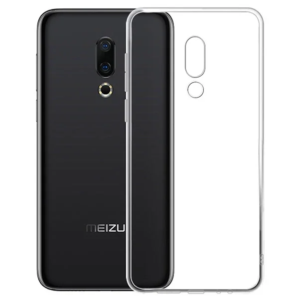 Meizu 16 Plus Kamera Korumalı Ultra Koruma Silikon Kılıf-(5775)
