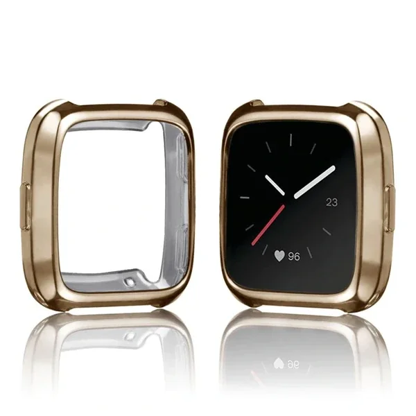 Fitbit Versa Ultra İnce Yumuşak Tpu Silikon Kılıf-(5775)