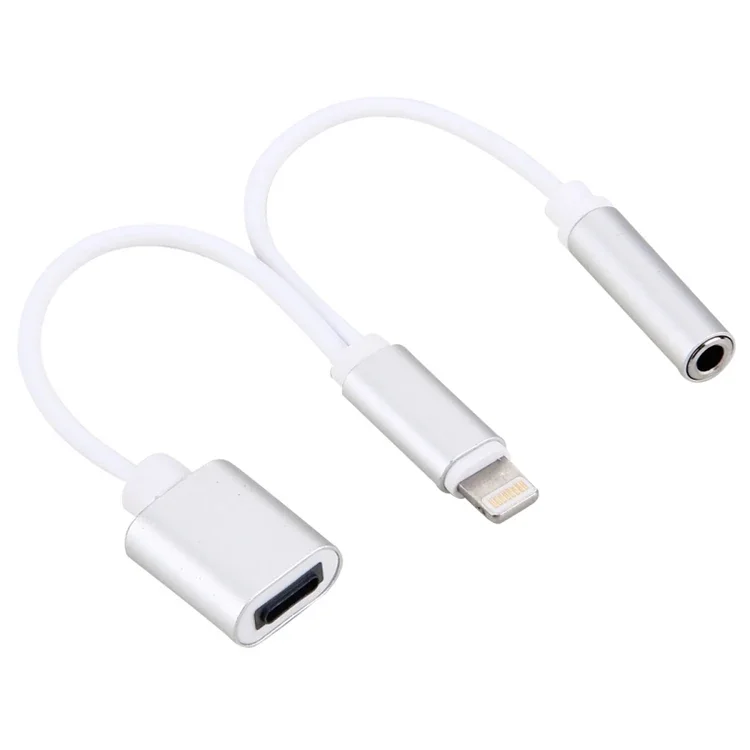 iPhone 14-13-12-11 3.5mm Kulaklık ve Şarj Dönüştürücü-(5775)