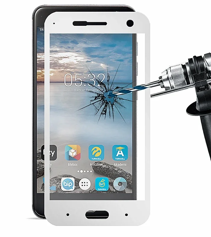 Turkcell T80 3d Full Kaplama Kırılmaz Cam Ekran Koruyucu-(5775)