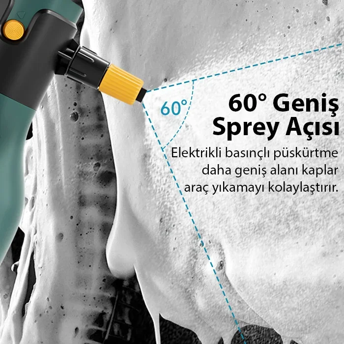 ALLY 2L Yüksek Basınçlı Şarjlı Köpük Makinası Oto Yıkama Pompası Köpük Püskürtücü-(5775)