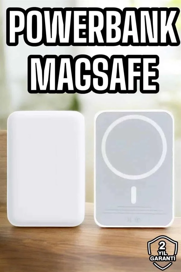 Magsafe Kablosuz Batarya Yüksek Performanslı Manyetik Tasarım Hızlı Şarj
