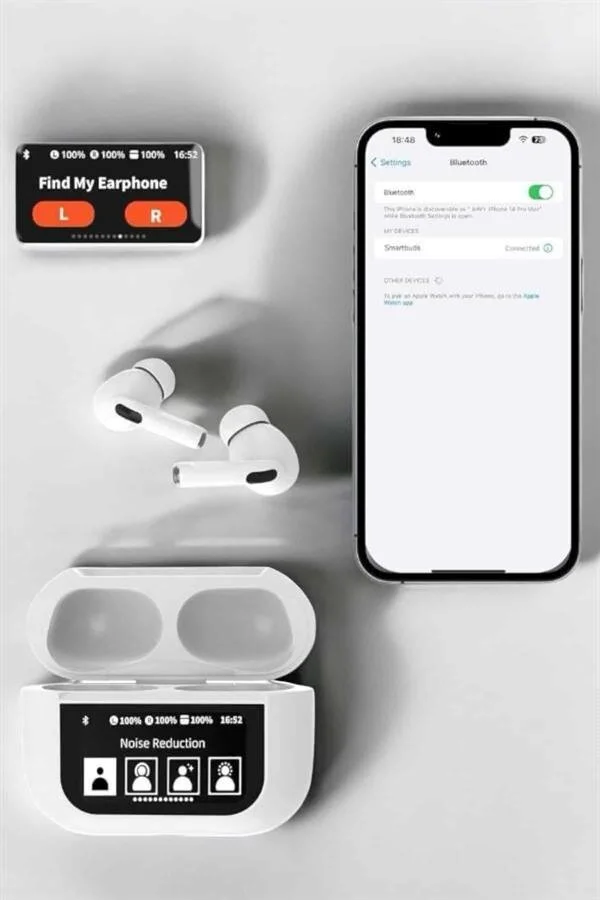 Bluetooth Kulaklık Kulakiçi Güçlü Ses Kaliteli Sesli Asistan
