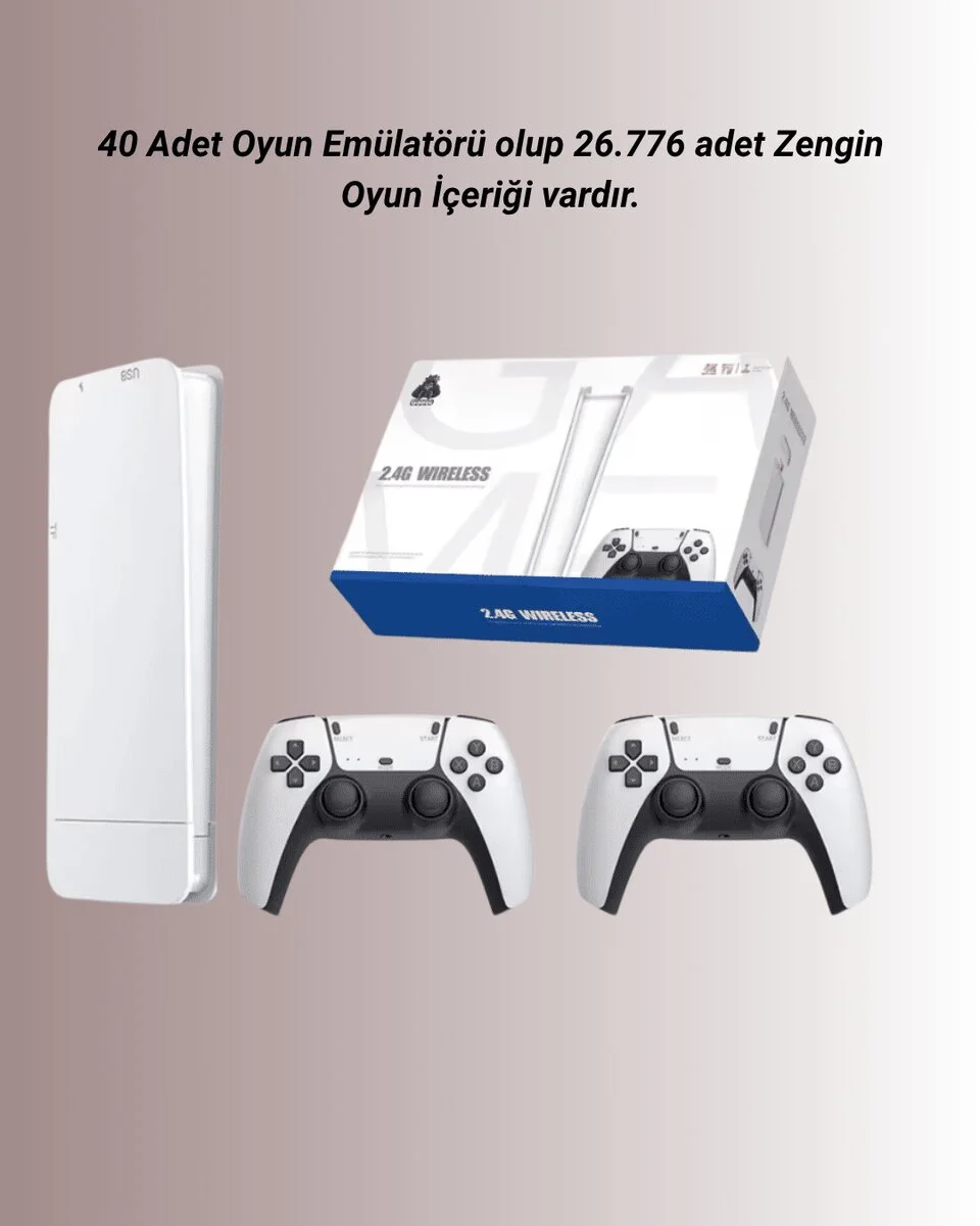 4K Destekli Bluetooth Retro Oyun Konsolu – M15 Modeli