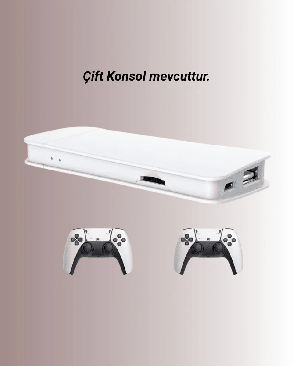 HDMI Çıkışlı Çift Kablosuz Kollu Retro Game Stick – M15