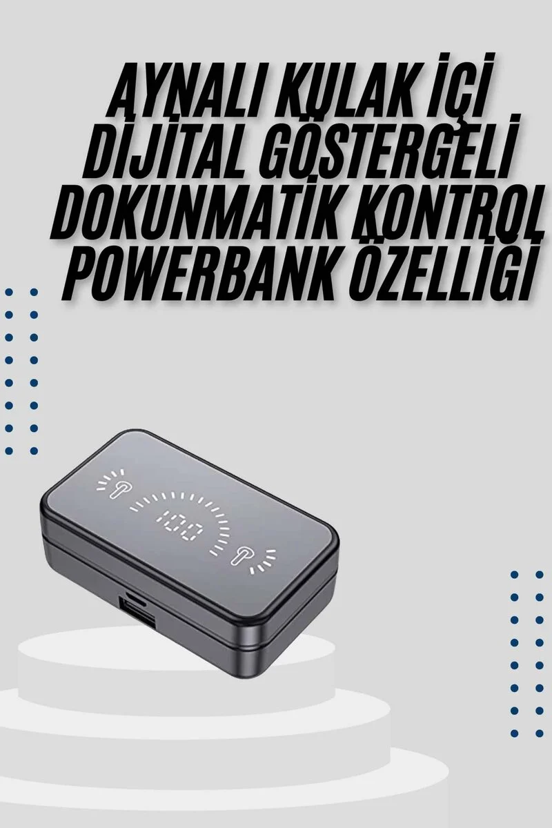 İos Android Uyumlu Bluetooth Kulaklık Kablosuz Kulaklık Yüksek Basslı