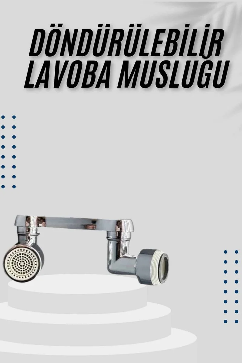 Dönebilen Musluk Başlığı Akrobat Mutfak Banyo Musluk Ucu Başlığı Oynar Başlıklı