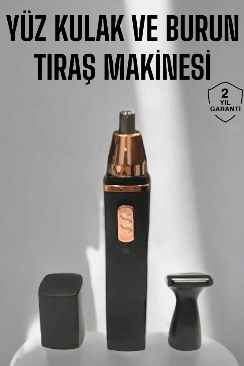 Tıraş Makinesi Kulak Burun ve Yüz Temizleyici Şarjlı Mini