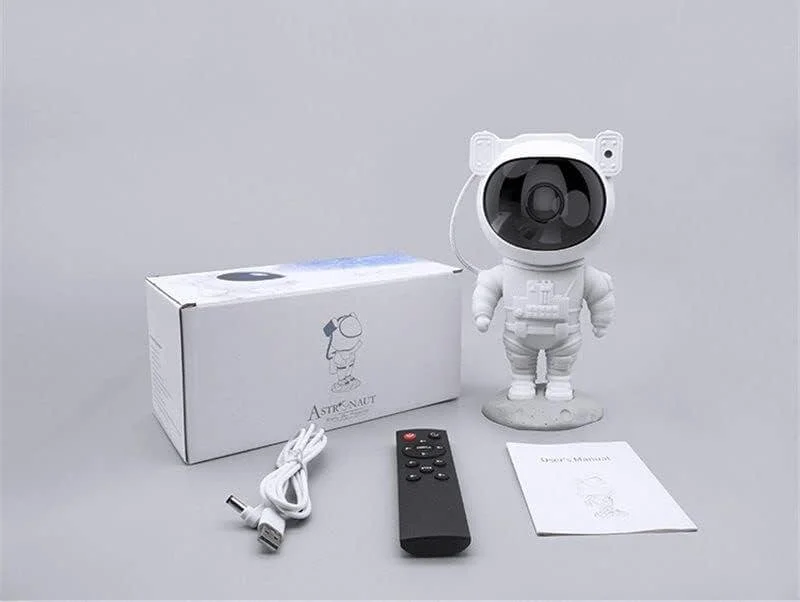 Çocuklara Özel Projeksiyon Astronot Lamba Speaker Sevimli