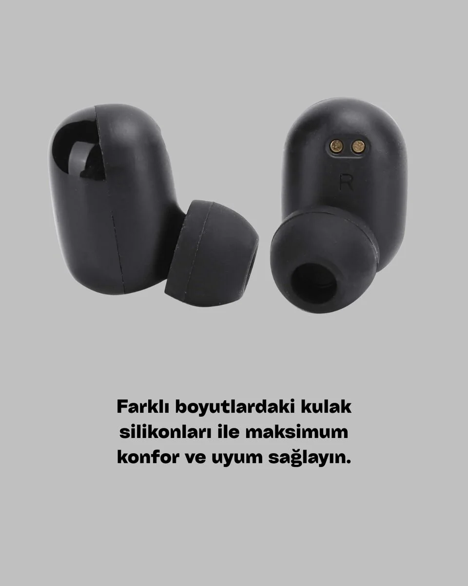 Bluetooth V5.0 Teknolojili Parmak Dokunmatik Kontrol Kulaklık Seti