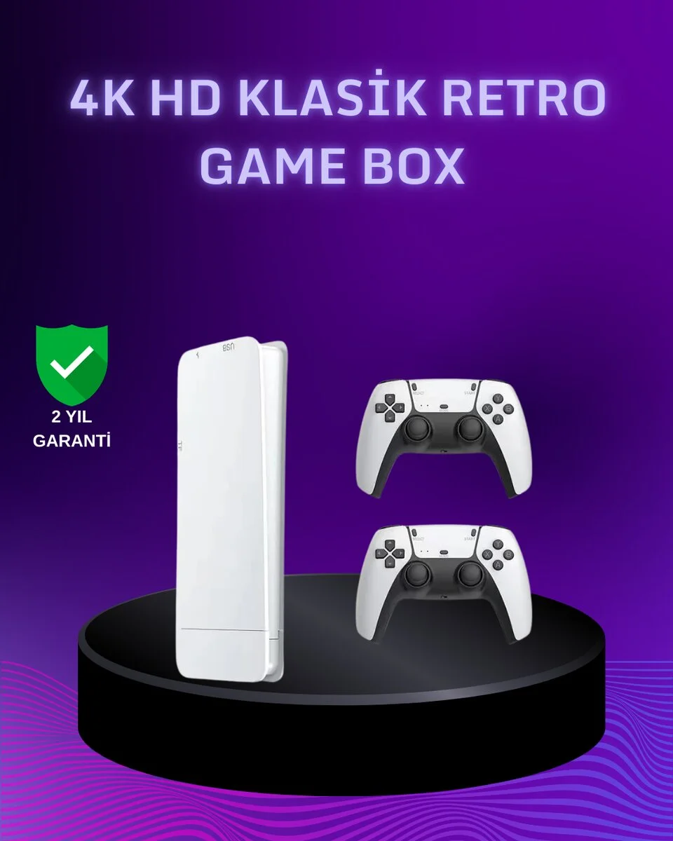 M15 Video Oyun Konsolu 20 Emülatör Destekli 64GB Bellekli