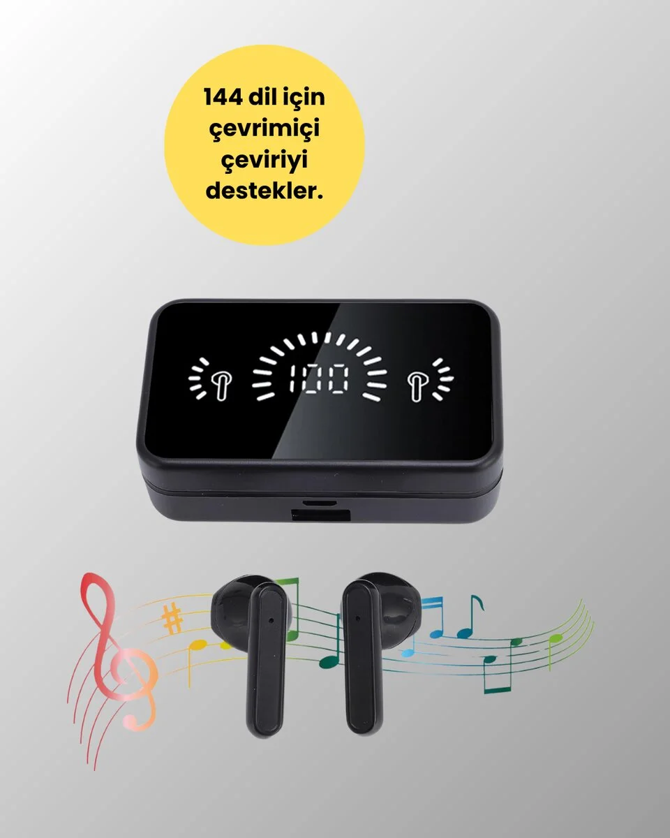 Bluetooth 5.4 Kablosuz Kulaklık – Gürültü Engelleme ve Dokunmatik Kontrol