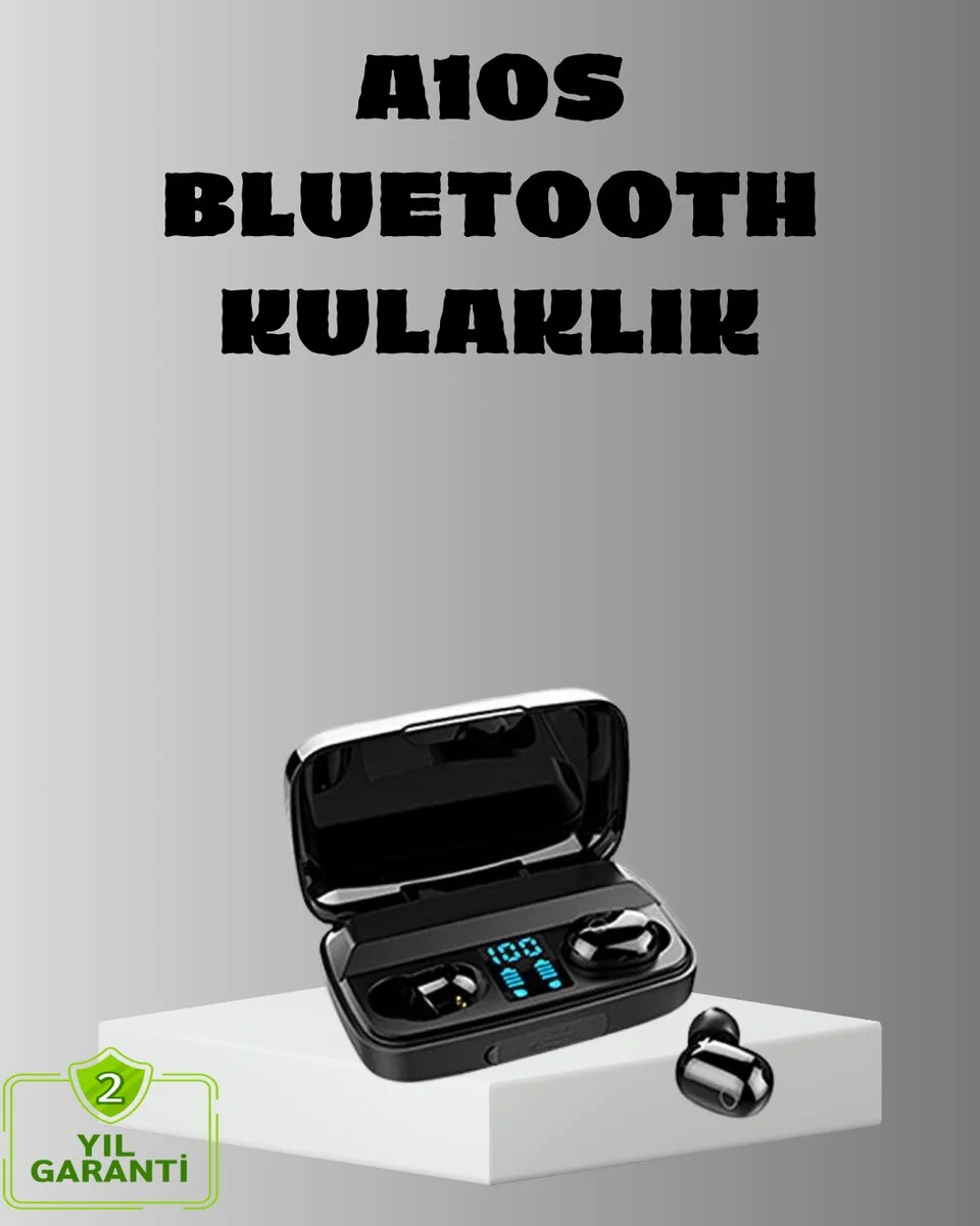 TWS A10s Bluetooth 5.0 Kulaklık – Yüksek Ses Kalitesi Ergonomik Uzun Pil Ömürlü