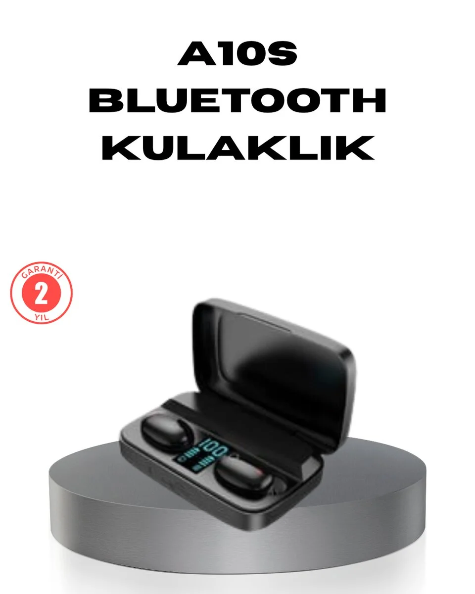 A10s TWS Bluetooth 5.0 Kulaklık – Powerbank’li Şarj Kutusu Dokunmatik Kontrol Gerçek Stereo