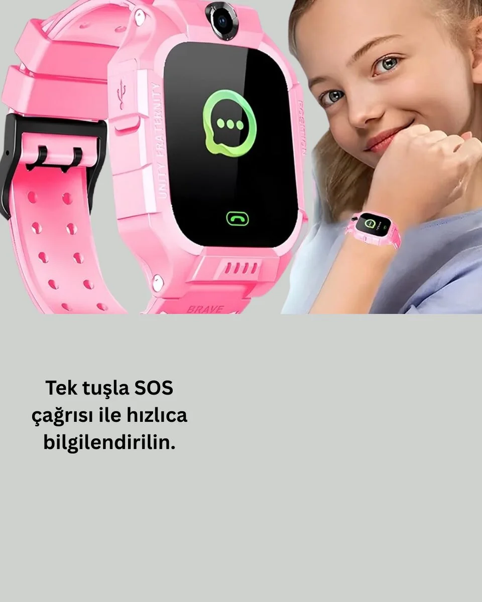 S10 Çocuk Takip Saati Güvenli Alan Uyarısı ve Sesli Mesaj