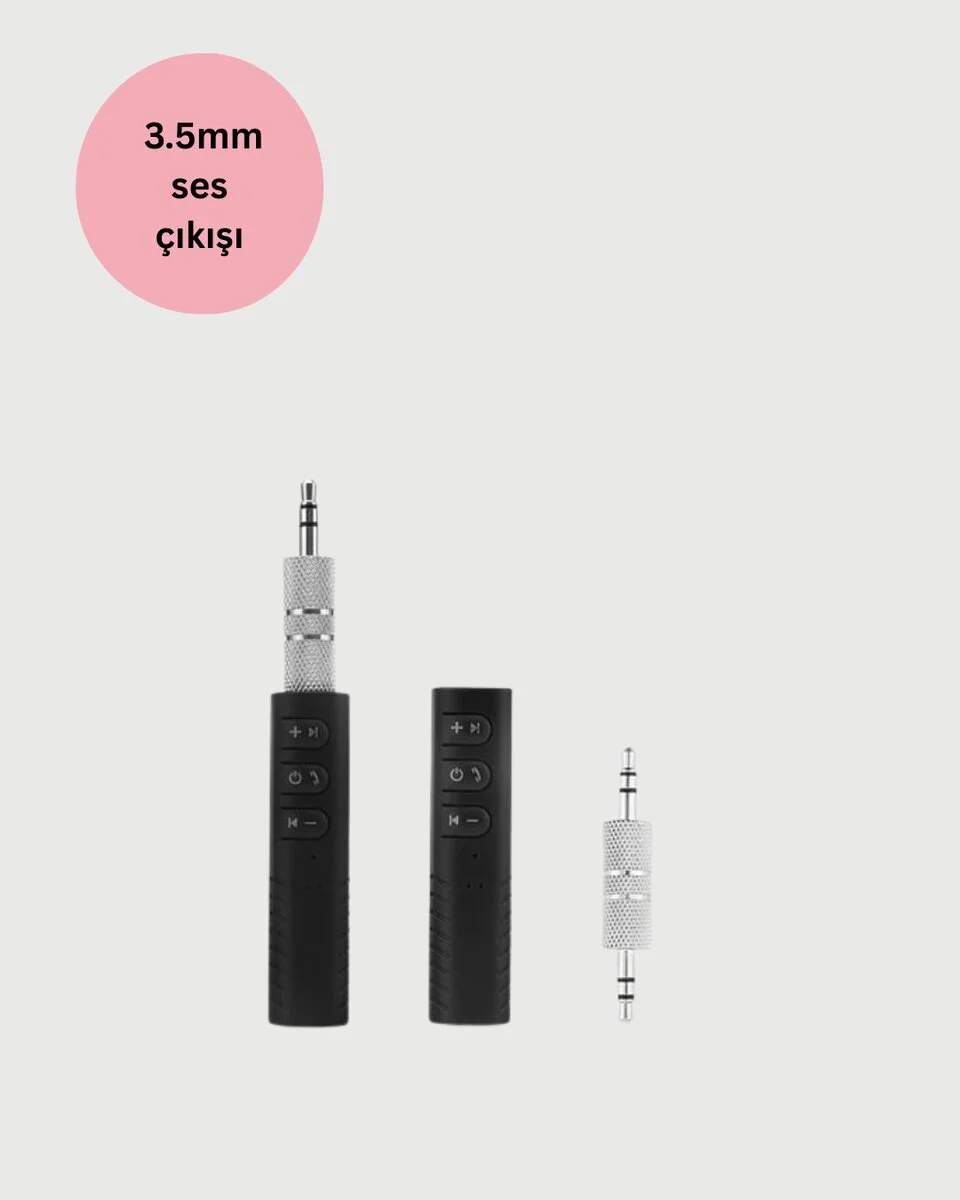 Kablosuz Ses Çözümü – 3.5mm Jaklı Bluetooth Müzik Alıcısı