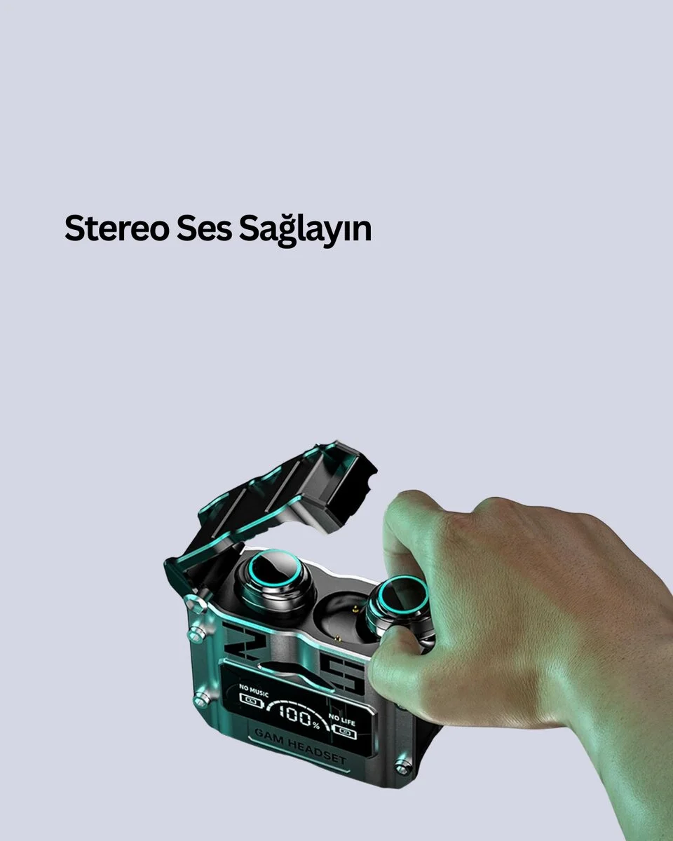 Bluetooth Kulaklık Kablosuz ANC Gürültü Önleyici Stereo Ses