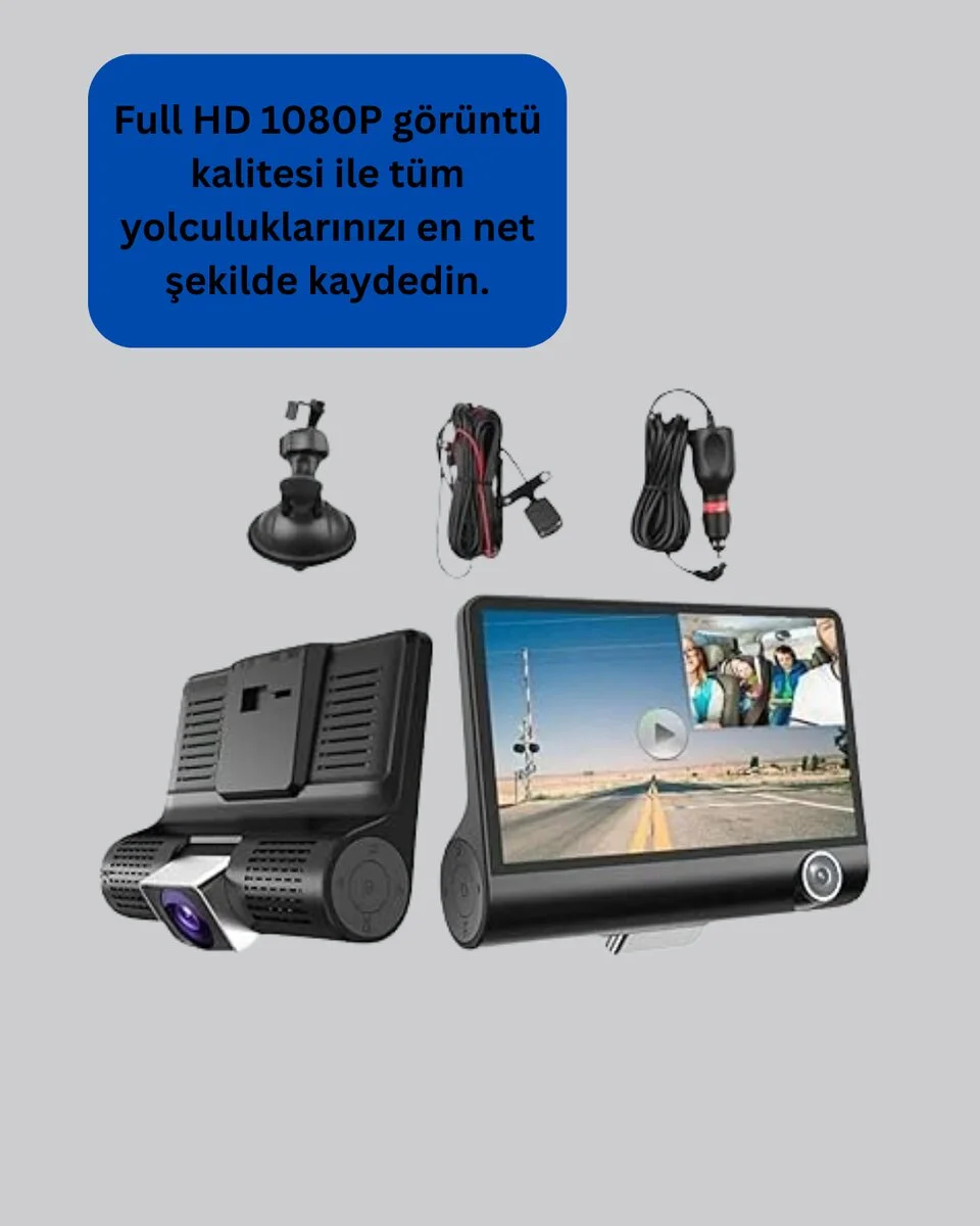 G-Sensör Park Modu ve Döngüsel Kayıt Destekli Araç DVR