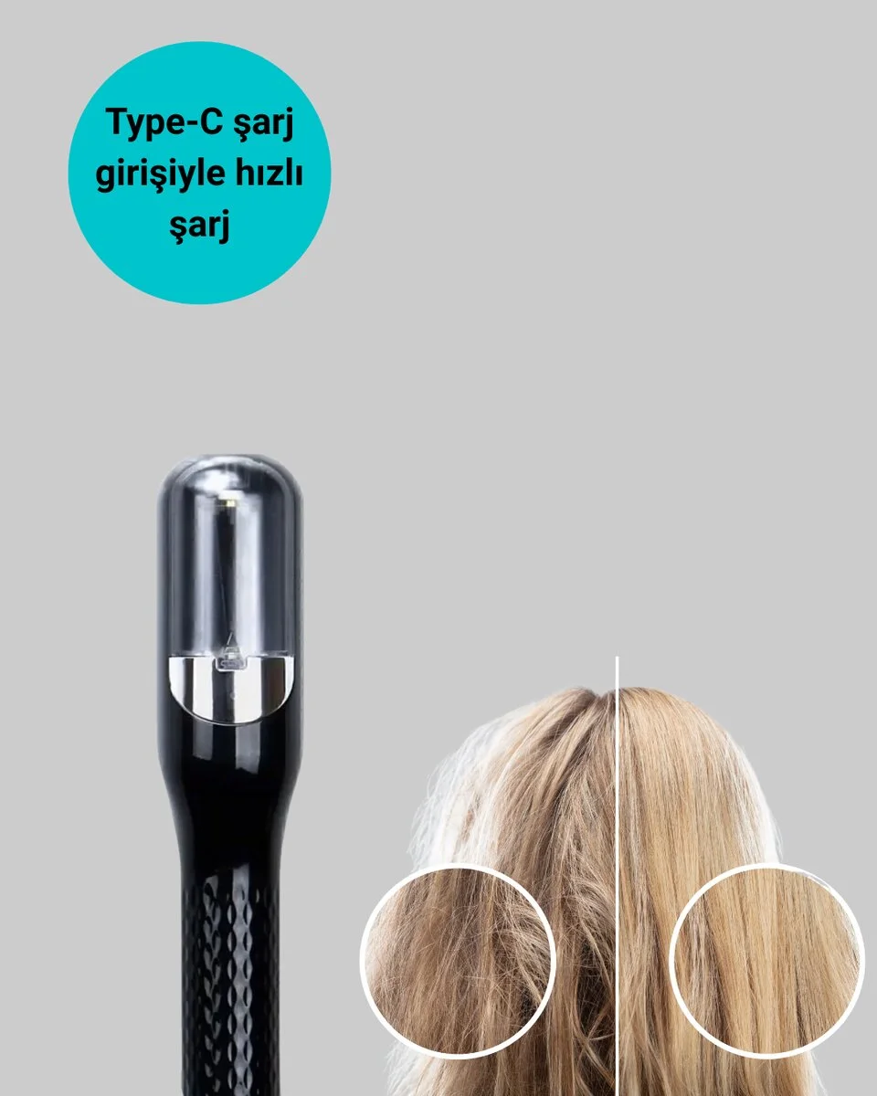RH-6668 Kablosuz Saç Düzeltici Şarjlı Elektrikli Bakım Makinesi