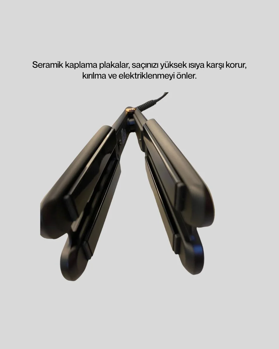 Seramik Plakalı Daling Saç Düzleştirici Kırılma ve Dolanma Önleyici
