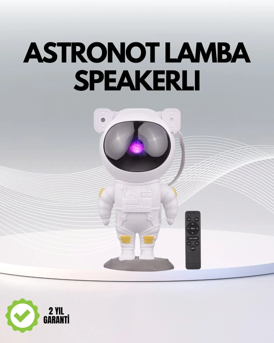 USB Güç Bağlantılı Çok Fonksiyonlu Astronot Gece Lambası