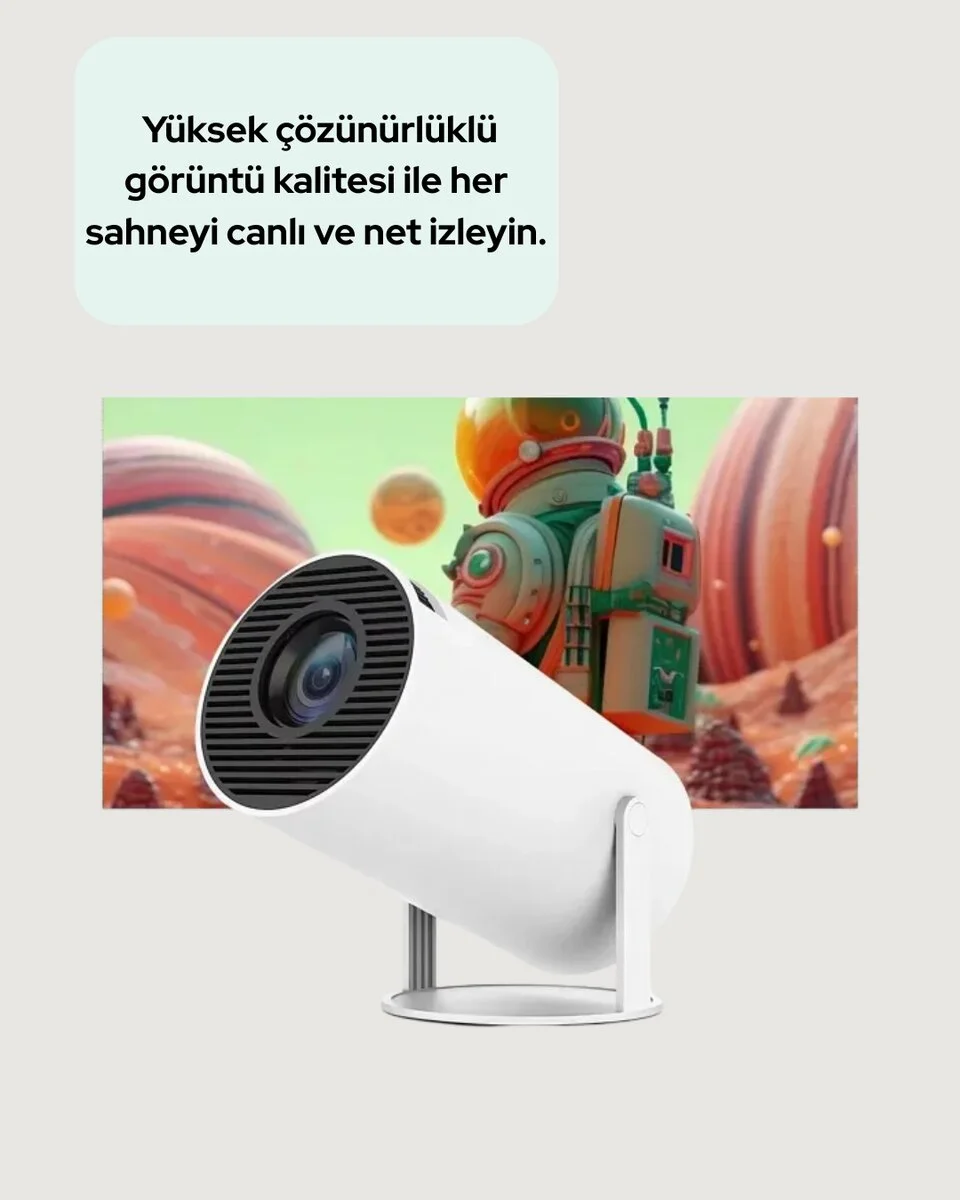 Kablosuz Bağlantılı Ultra Pro Projeksiyon