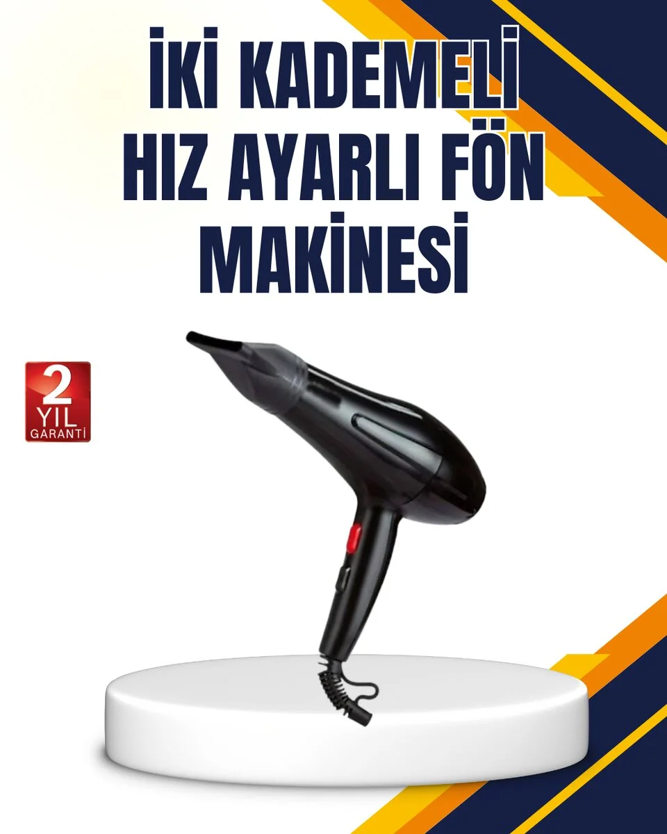 Soğuk Üfleme Özellikli 2200W Profesyonel Fön Makinesi