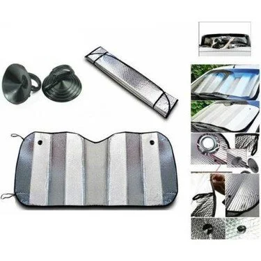 Araç Ön Cam Güneşlik Katlanabilir UV Koruma Ford Focus Renault Megane Skoda Superb Honda Civic
