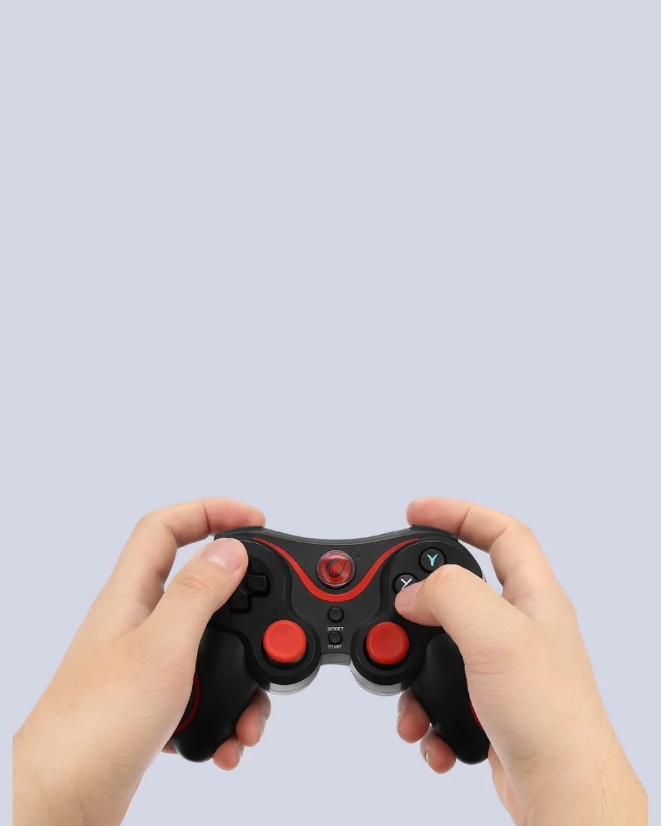 Kablosuz Bluetooth Gamepad PC Android TV Uyumlu Oyun Kumandası