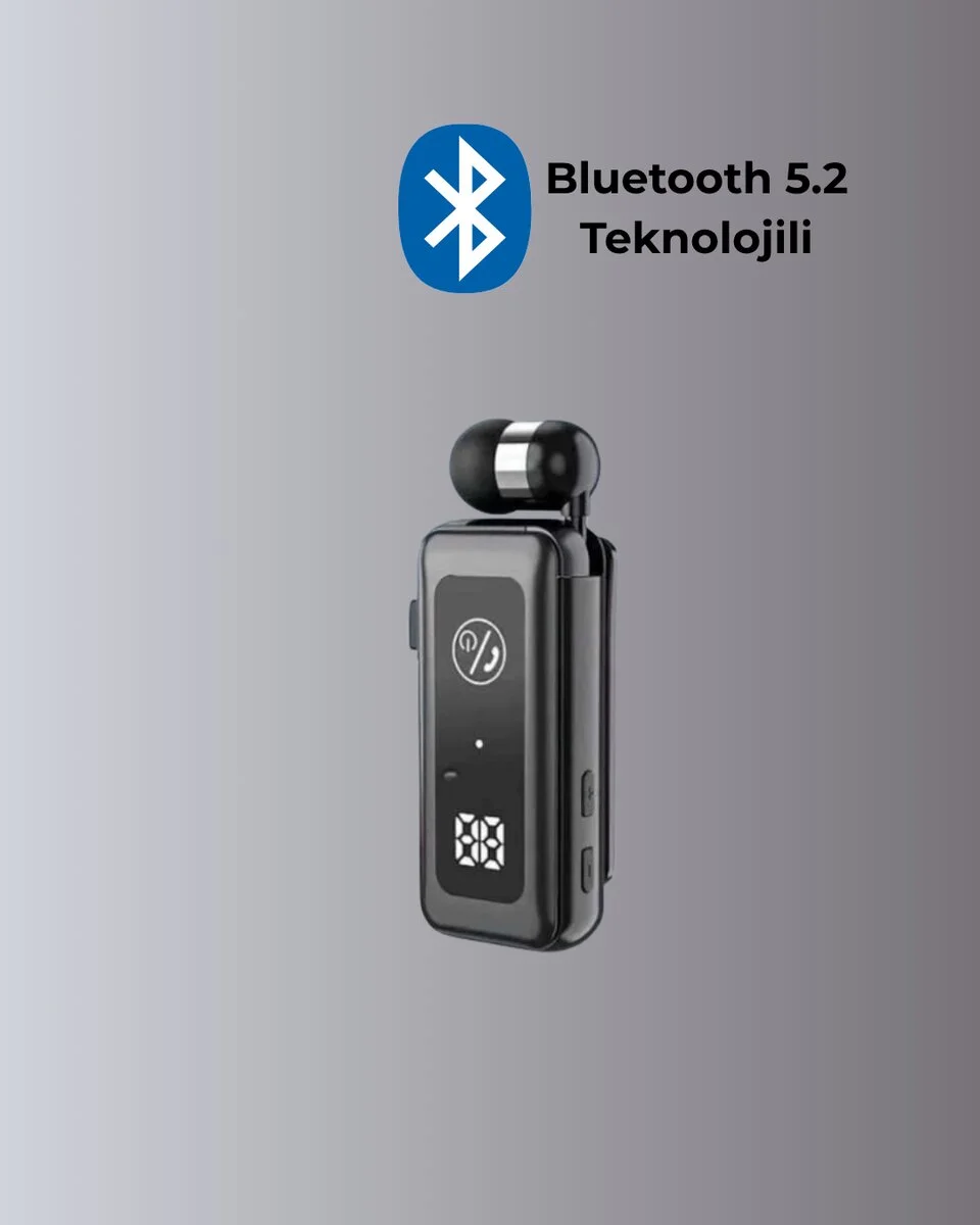 MikroSD Kartlı Titreşimli Uyarılı Bluetooth 5.2 Kulaklık