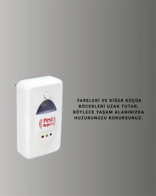 Ultrasonik Ses Dalgalarıyla Kimyasalsız Fare ve Böcek Kovucu Cihaz