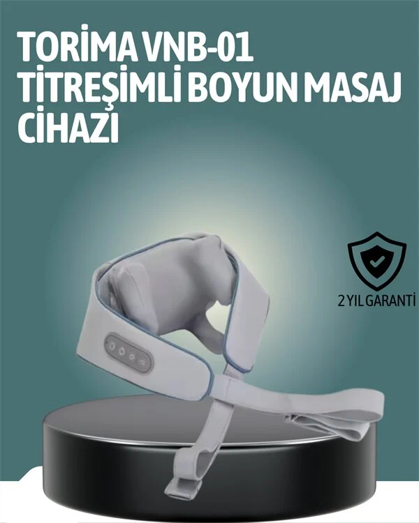 VNB-01 Şarjlı Isıtmalı Boyun ve Omuz Masaj Cihazı