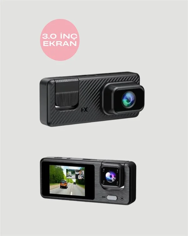 3 Kameralı DVR Araç Kamerası – Tam Güvenlik Tam Kapsama