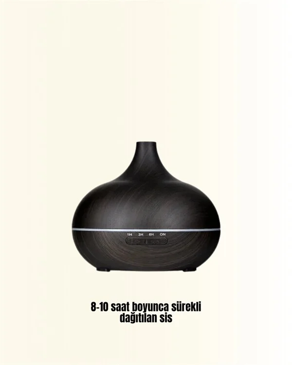 550 ml Ultrasonik Yağ Difüzörü ve Soğuk Buhar Nemlendirici