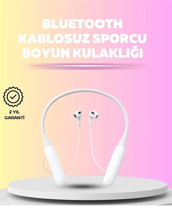 Boyun Askılı Kulaklık – 100 Saat Kullanım Süresi Ergonomik Tasarım
