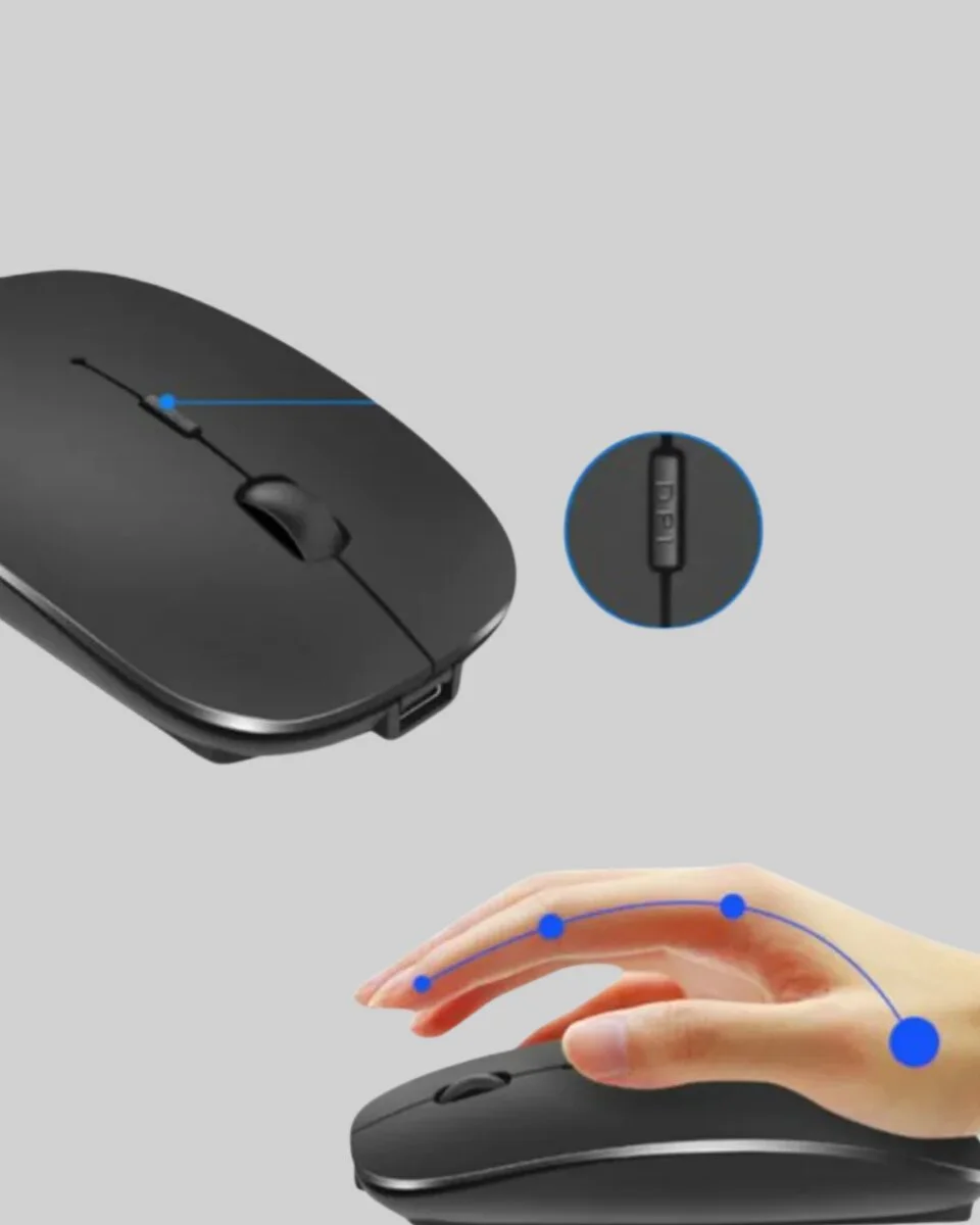 Sessiz ve Ergonomik Mouse – USB Bağlantılı ve DPI Ayarlı