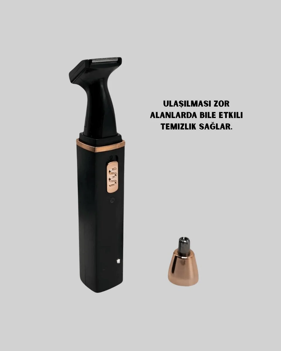 Şarjlı burun ve kulak kılı temizleme cihazı