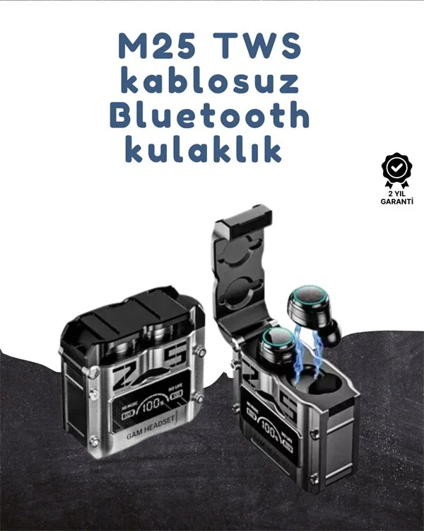 Ergonomik Tasarımlı Bluetooth Kulaklık | Suya Dayanıklı | Dokunmatik Kontrollü