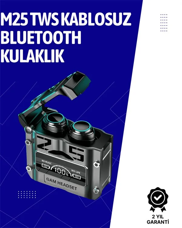 Mikrofonlu Kulaklık | Gürültü Engelleyici | 180 Saat Kullanım Süresi | LED Göstergeli