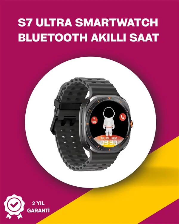 Mikrofon ve Hoparlörlü Akıllı Saat | Takvim Titreşim Kronometre Özellikli