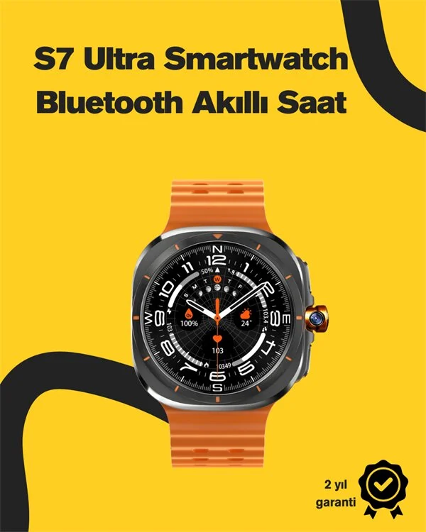 Bluetooth ve Sesli Görüşme Özellikli Akıllı Saat | 2" Ekran | 400 mAh Batarya